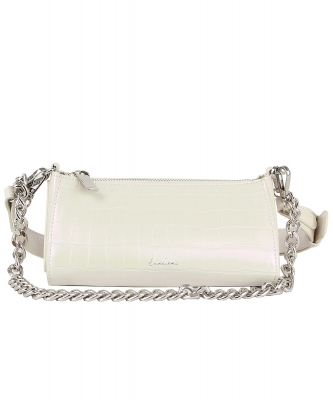 Erin Annie Croc Crossbody Bag EHU005 PEARL